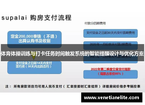 体育体操训练与打卡任务时间触发系统的智能提醒设计与优化方案